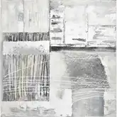 Pavement Wall Art in Off White & Gray