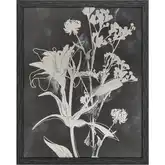 Silhouette IV Framed Wall Art in Black & Mirror