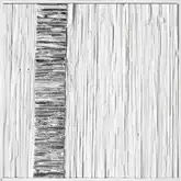 Stripe Wood I Dimensional Wall Art in White