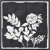 Umbra Wall Framed Art in White & Black Canvas