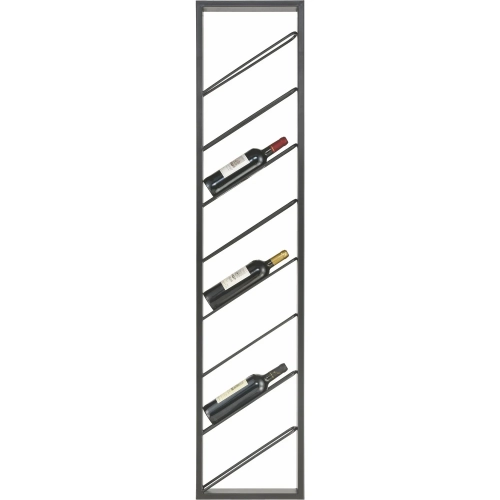 Wavertree Wine Rack in Angled in Black Iron