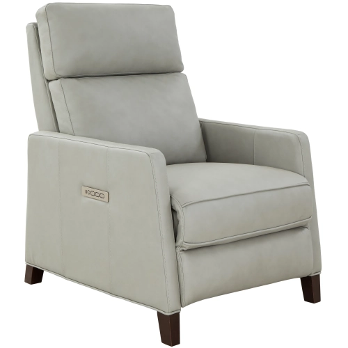 James Zero Gravity Power Recliner with Power Head Rest & Lumbar in Chromium Leather