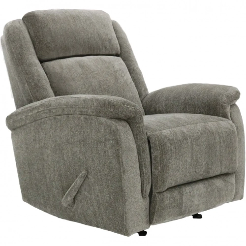 Adam Rocker Recliner in Athena Stone Fabric
