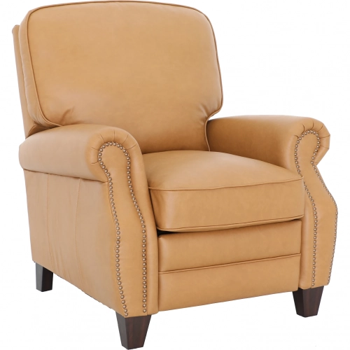 Briarwood Manual Recliner in Brandy Brown Top Grain Leather