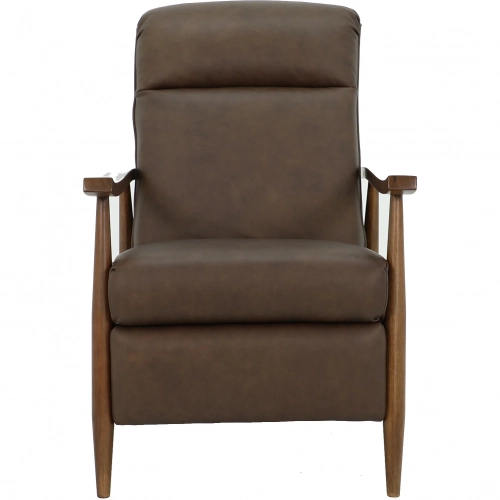 Hampton Manual Recliner in Oasis Walnut Top Grain Leather