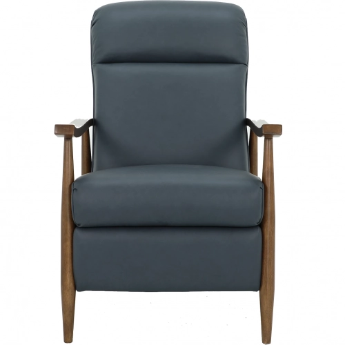 Hampton Manual Recliner in Santa Fe Ocean Top Grain Leather