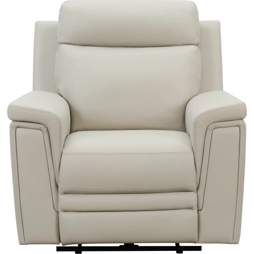 Harper Triple Power Recliner in Berlin Cream Leather