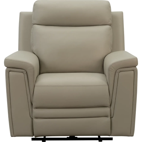 Harper Triple Power Recliner in Berlin Taupe Leather