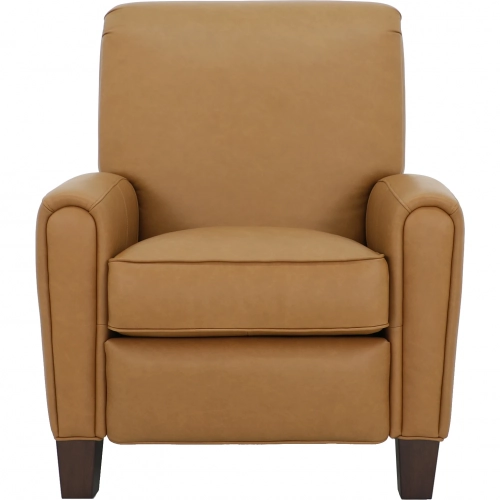 Harrington Manual Recliner in Brandy Brown Top Grain Leather