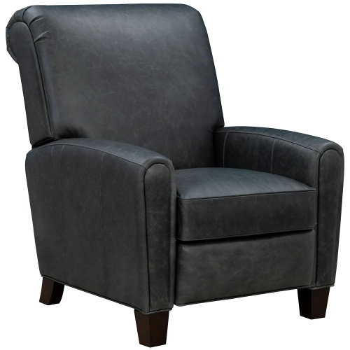 Harrington Manual Recliner in Clifton Gray Top Grain Leather