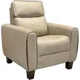 Jonah Power Recliner with Power Head Rest in Winfield Neutral Leather