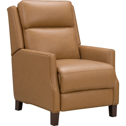 Ledger Triple Power Recliner in Santa Fe Brandy Brown Top Grain Leather