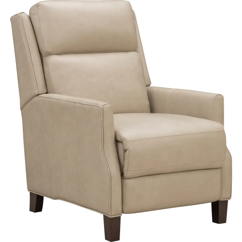 Ledger Triple Power Recliner in Cashmere Stone Neutral Top Grain Leather