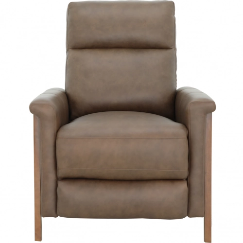 Lewiston Manual Recliner in Walnut Brown Top Grain Leather