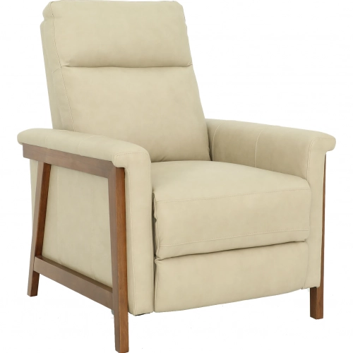 Lewiston Manual Recliner in Cashmere Stone Top Grain Leather