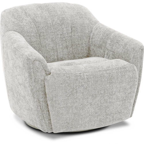 Millie Single Power Swivel Chair w/ Power Footrest Only in Dove Gray Fabric