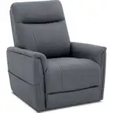 Montclair Power Lift Recliner w/ Power Head Rest, Lumbar & 3 Zone Heat in Slate Gray Fabric