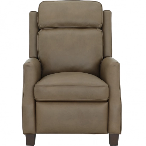 Nixon Manual Recliner in Cashmere Taupe Top Grain Leather