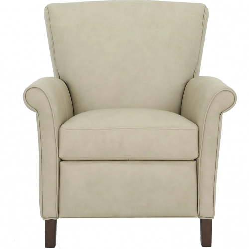 Phoebe Manual Recliner in Cashmere Stone Top Grain Leather