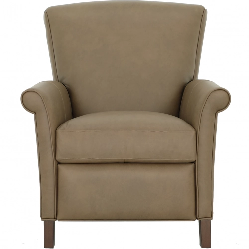 Phoebe Manual Recliner in Cashmere Taupe Top Grain Leather