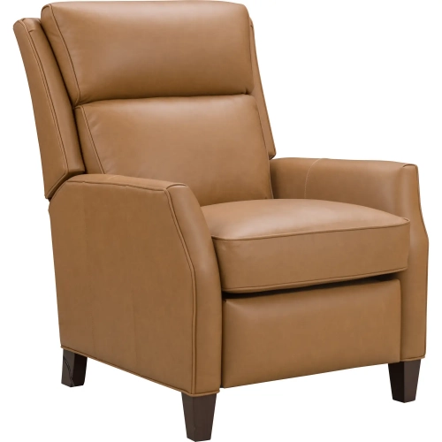 Pryce Power Recliner with Power Head Rest in Brandy Brown Top Grain Leather
