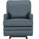 Scarlett Wall Hugger Power Recliner in Santa Fe Ocean Top Grain Leather
