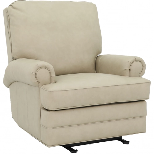Scottie Wall Hugger Power Recliner in Cashmere Stone Top Grain Leather