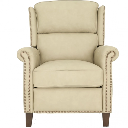 Shasta Manual Recliner in Cashmere Stone Top Grain Leather