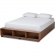 Arthur Full Storage Platform Bed in Ash Walnut Brown Wood
