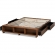 Arthur Full Storage Platform Bed in Ash Walnut Brown Wood