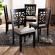 Jackson Dining Chair in Gray Fabric & Espresso Finish (Set of 4)