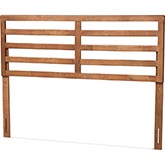Akemi Full Headboard in Ash Walnut Finish Wood