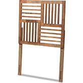 Adler Twin Headboard in Ash Walnut Finish Wood