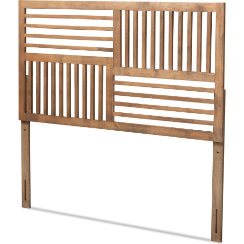 Adler King Headboard in Ash Walnut Finish Wood