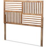 Adler King Headboard in Ash Walnut Finish Wood