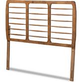 Carolyn Queen Headboard in Ash Walnut Finish Wood