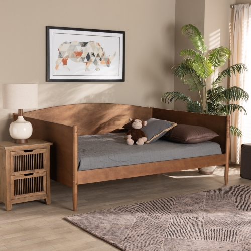 Veles Full Daybed in Ash Walnut Finish Wood