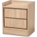Hale 1 Door Nightstand in Oak Finish Wood