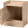 Hale 1 Door Nightstand in Oak Finish Wood