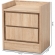 Hale 1 Door Nightstand in Oak Finish Wood