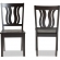 Fenton Dining Chair in Dark Brown Wood (Set of 2)