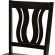 Fenton Dining Chair in Dark Brown Wood (Set of 2)