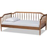 Parson Twin Daybed in Walnut Finish Wood