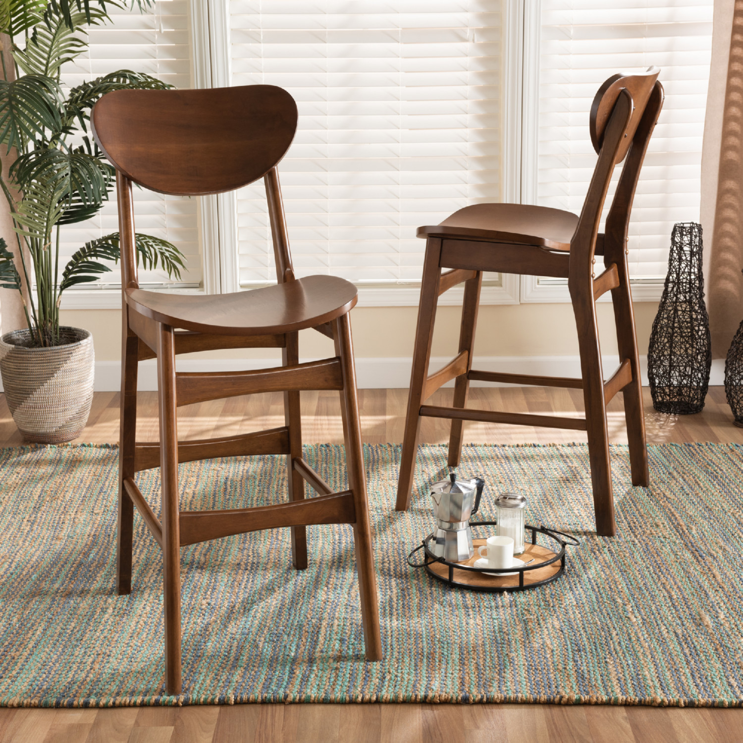 Baxton Studio Katya Bar Stool - Thumbnail 5