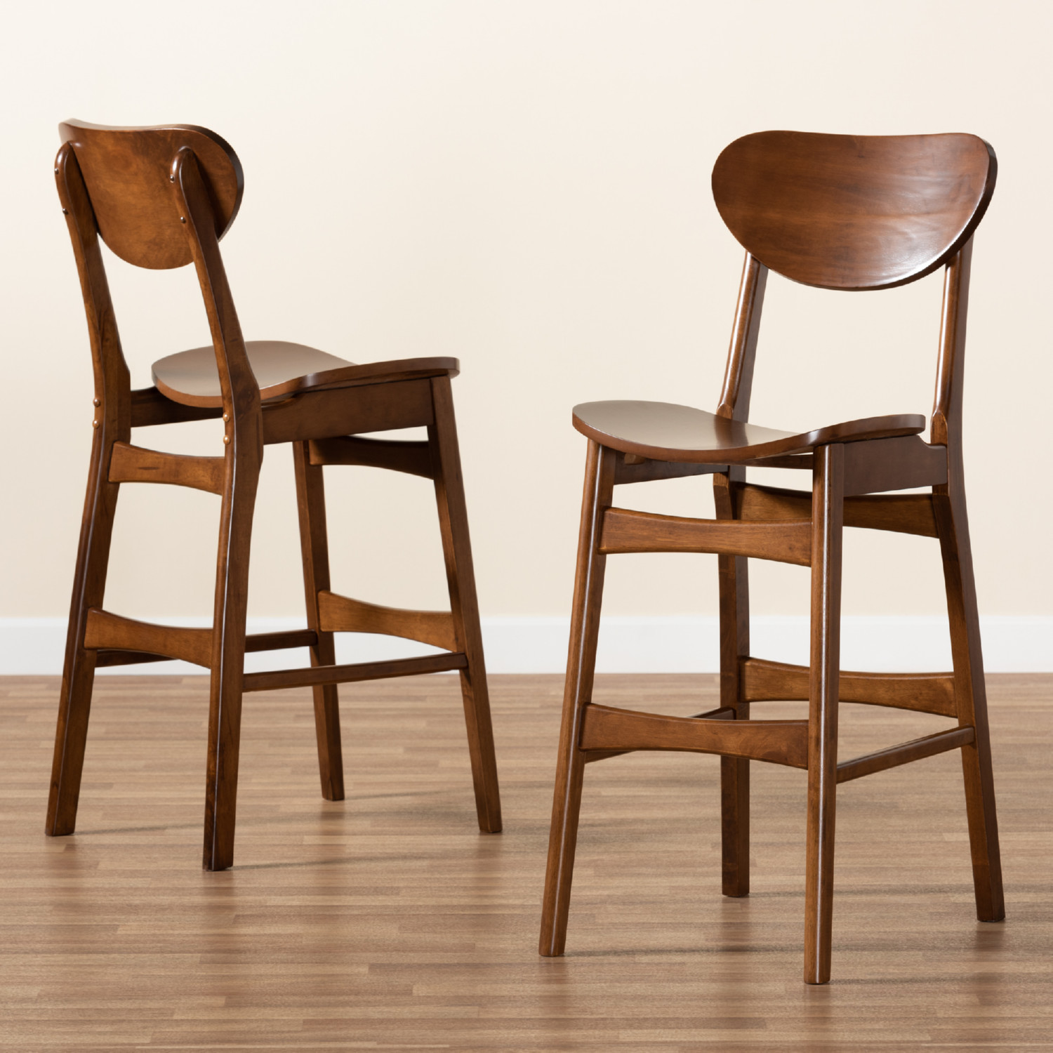 Baxton Studio Katya Bar Stool - Thumbnail 4