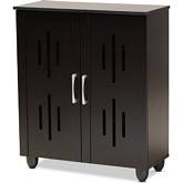 Renley Storage Cabinet in Black Wood