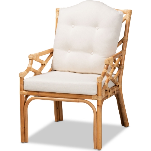 Sonia Accent Chair in Natural Finish Rattan