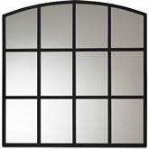 Barrington Wall Mirror in Black Metal