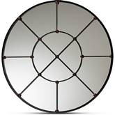 Ohara Wall Mirror in Black Metal
