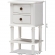 Audrey 2 Drawer Nightstand in White Finish